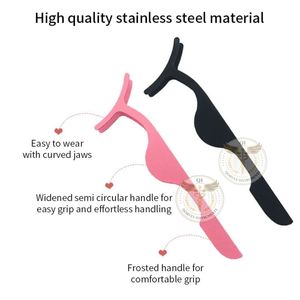 Pinzas para Pestañas Postizas de Tira Completa de Marca Privada, Aplicador de Pestañas Naturales, Belleza, Acero Inoxidable Japonés, Antiestático, Pestañas Finas - Product Image 3