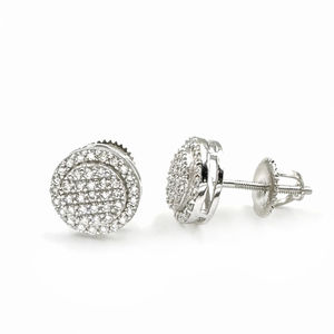 Pendientes de Diamantes Moissanite de la Mejor Calidad con Piedras VVS de Alto Brillo para Mujer, para Bodas, Novias y Ocasiones Especiales - Product Image 1