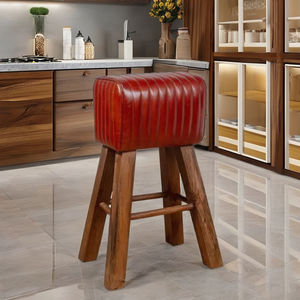 Taburetes de bar giratorios con altura ajustable y base antideslizante para barra de desayunos, encimera de cocina y asientos de pub. - Product Image 2