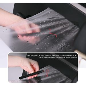 Strumento per la rimozione delle aghi PPF Decon, 4 aghi micro-barbati extra in acciaio inossidabile, tirapunti per installazione adesiva e pellicole viniliche - Product Image 6