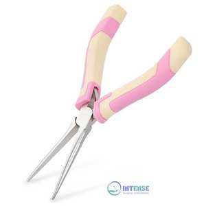 Mini Alicates de Punta Fina de Acero Inoxidable de 6 Pulgadas Rectos con Mango Ergonómico para Joyería y Trabajos con Alambre - Product Image 1