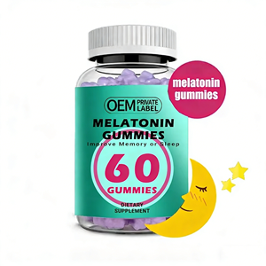 Private Label for Relaxation and Sleep Dietary Supplement Excellent Quality Vegan <strong>Melatonin</strong> <strong>Gummies</strong> - Product Image 1