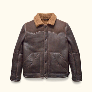 Chaqueta de Cuero para Hombre, Modelo 2025, de Alta Calidad y Gran Demanda, con Cuello Alto, Impermeable, Cierre Frontal con Cremallera, Mangas Largas - Product Image 1
