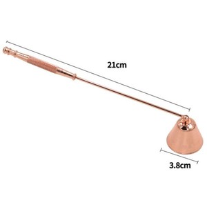 Accessoire de bougie de luxe neuf en gros, en argent plaqué, pour la maison, pot à bougie unique en béton, éteignoir à bougie - Product Image 3
