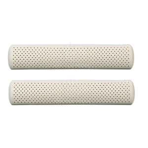Factory Direct Latex Pillow-BOLSTER Polyester Cotton Anti-Static Body Support All Seasons Rice White Geometric 200TC - Product Image 6
