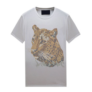 High Quality Soft And Comfortable Rhinestone T-Shirt Made In Best Material Men Rhinestone T-Shirt - Product Image 1