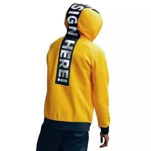 Sudadera con capucha para hombre, con logotipo bordado personalizado de alta calidad, talla grande, Color a juego - Product Image 3