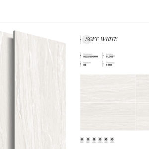 Dalles de porcelaine Orion Crystal Gloss 800x1600 1200x1800 750x1500mm conçues pour les projets monumentaux, résidentiels et commerciaux modernes - Product Image 1