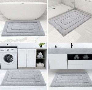Water Absorbent Premium Quality Floor Matt Soft Microfiber Non Slip <b>Thick</b> Machine Wash Hotel <b>Foam</b> Bath Mat Tassel Mat Breathable - Product Image 6