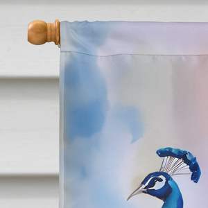 Bandera de Casa de pavo real Multicolor grande, poste de manga de porche, cartel decorativo para patio, ilustraciones para colgar en la pared, tamaño de Casa de poliéster - Product Image 3