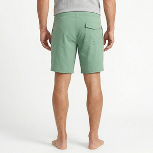 Retro Style Clean Cut Men's Surf Shorts Durable Quick Dry Anti-UV Eco-Friendly Swim Trunks Premium Drawstring Closure - Product Image 4
