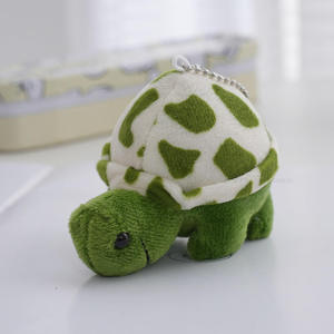 Juguete de peluche con forma de tortuga de color aleatorio para perros, juguete de peluche de tortuga marina, juguetes para máquina de garras, llavero de peluche - Product Image 2