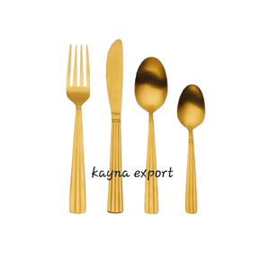 Ensemble de couverts en acier inoxydable plaqué argent, finition miroir, manche court, passe au lave-vaisselle, design minimaliste, pour occasions spéciales, 3 mm - Product Image 5