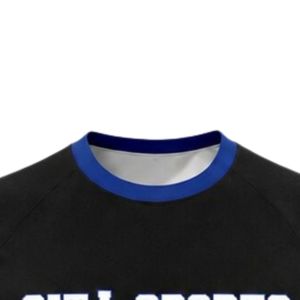 Unisex Black <b>Gold</b> Sublimation Netball Jersey Polyester Short Sleeve Athletic Sports <b>Shirt</b> Side Panel Team Uniform Clothing - Product Image 3