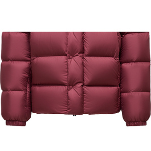 <b>Fleece</b> Puffer Stand Collar Front Logo Men Plus Waterproof Windproof Eco-Friendly 300g Breathable Casual Winter <b>Jacket</b> Pockets - Product Image 2