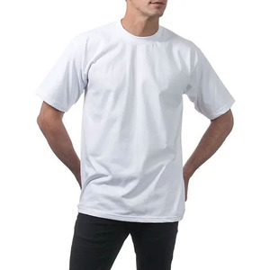 T-shirts Pro Club pour hommes, coton lourd, manches courtes, col rond, t-shirt personnalisé pour le fitness et le jogging, AI-TSM-015 - Product Image 2