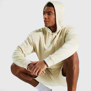 Ensemble de survêtements courts en gros, vente chaude, tenues unies tendance pour hommes, ensemble 2 pièces, vêtements, ensemble sweat à capuche à manches longues et shorts - Product Image 5