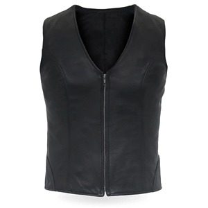 Chaleco de Cuero Genuino para Mujer, Diseño Nuevo, Resistente al Viento, Personalizable - Product Image 3