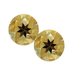 Elegant Shell Inlay <b>Drink</b> <b>Coasters</b> for Home Decor - Product Image 3