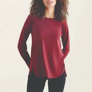 Camiseta Clásica de Manga Larga con Cuello Redondo, Ofrece Comodidad Diaria, Corte Regular, Secado Rápido, Transpirable, Perfecta para Conjuntos Casuales - Product Image 1