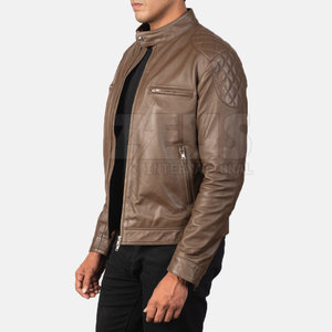 Wholesale Leather <b>Jackets</b> Customized Latest Best Quality <b>Men</b> Leather <b>Jacket</b> in Wholesale Price Custom Colors - Product Image 4