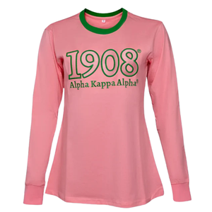 Camiseta de Manga Larga Bordada para Mujer, Modelo 1908, Cuello Redondo, Algodón Premium, Informal, Cómoda para Uso Diario - Product Image 2