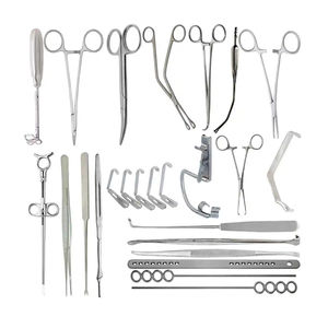 Juego de Instrumentos Quirúrgicos ENT de Acero Inoxidable de Alta Calidad, 27 Piezas, para Tonsilectomía, para Procedimientos Hospitalarios y Clínicos - Product Image 1