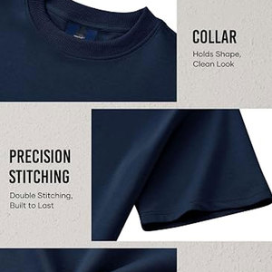Camiseta Premium Choice para Hombre, Corte Cuadrado, Tejido Grueso, Algodón Suave, Ajuste Holgado y Relajado, Estilo Casual Urbano para la Moda Diaria Moderna - Product Image 6