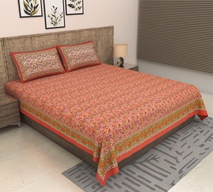 ผ้าปูที่นอนคุณภาพสูงพร้อมปลอกหมอน 2 ใบ ชุดผ้าปูที่นอนผ้าฝ้าย 300 เส้นด้าย ปลอกหมอน 2 ใบ ราคาขายส่ง - Product Image 1