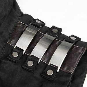Stand-Up Collar Vest <b>Gothic</b> Steampunk Industrial Warrior Sleeveless Buckles Waistcoat 2026 - Product Image 5