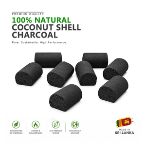 Charbon de coco en cubes pour chicha et narguilé, noir, de haute qualité, fabriqué à la machine, faible teneur en cendres, longue durée, vente en gros - Product Image 1
