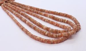 Cuentas de piedra solar natural AAA Heishi en forma de rueda de 5-6 mm, cuentas de piedras preciosas en forma de neumático de 16 pulgadas para fabricación de joyas al por mayor - Product Image 2