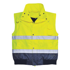 Chaqueta de Seguridad Reflectante de Alta Visibilidad, Ropa de Trabajo, Uniforme de Guardia de Seguridad, Chaqueta de Invierno con Mangas Extraíbles para Hombre - Product Image 6