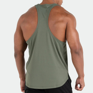 Camiseta sin mangas acanalada para hombre, cuello redondo, lisa, básica, de algodón, informal, deportiva, para fitness, top sin mangas para hombre, ¡la más vendida! - Product Image 4