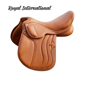 Silla de Montar Inglesa Premium Marrón Bronceado para Caballo, Asiento Acolchado Cómodo para Salto, Eventing, Entrenamiento y Competición - Product Image 3