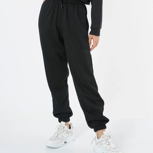 Pantalon de jogging urbain pour femme, coupe oversize, délavé, 100% coton, taille haute, poches latérales, idéal pour l'hiver - Product Image 2