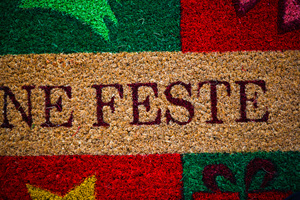Coco MerryPatch Printed Coir Doormat with PVC Backing Christmas Holiday Design Natural Fiber Entrance Mat Anti <b>Slip</b> Festive - Product Image 4