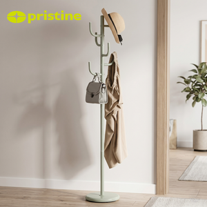 Modern Metal Coat Rack with 6 Hooks Freestanding Minimalist Design for Entryway Home Furniture - Product Image 5