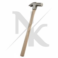 Marteau de fermeur professionnel de luxe en acier inoxydable Nafko NK-4108 pour le clouage des chevaux, outil de ferrage léger et équilibré