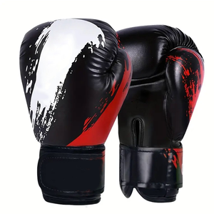 Gants de boxe respirants pour adultes, idéaux pour le kickboxing et le Muay Thai, 4OZ 8OZ – Fournisseur de qualité pour l'entraînement de combat - Product Image 1