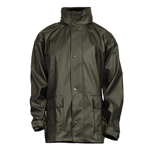 Men's Dark Green Waterproof Rain Suit With Elastic Waist And Adjustable Ankles Pant - Product Image 2