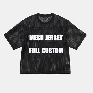 Camiseta Deportiva Vintage Personalizada, Camiseta de Malla Oversize, Estilo Urbano, con Logotipo de Marca, Camiseta de Fútbol Unisex, Venta al Por Mayor OEM - Product Image 1