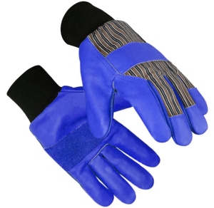 Cowhide Grain Leather Anti-Slip Breathable Adjustable Wristband Anti-Vibration <b>Driver</b> <b>Gloves</b> Soft Comfortable Heavy Duty Safety - Product Image 3