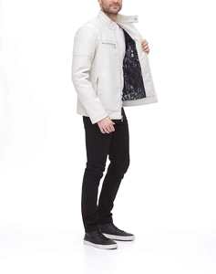 Chaqueta de Invierno para Hombre de Piel de Oveja Genuina con Cuello Alto, de Alta Calidad, Moderna, Personalizable, Impermeable por Delante, Marca Privada - Product Image 2