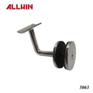 Radius Saddle L-Shape Adjustable Handrail <b>Bracket</b> Modern Design Stainless Steel for Hotel Application - Product Image 6