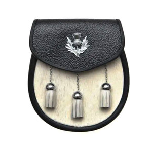 Bolso Sporran de Cuero al por Mayor, Estilo Semi-Vestimentario con Grabado, Último Modelo, para Kilt Escocés, en Venta a Bajo Precio - Product Image 1