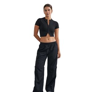 Pantalones de Mujer 2026 OEM, Moda de Invierno, Ropa Casual, Estilo Urbano, Venta al Por Mayor, Personalizados, Corte Regular, Alta Calidad, Transpirables y Ecológicos - Product Image 3