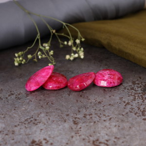 Piedras Preciosas Sueltas de Rubí Rojo Teñido, Corte Personalizado, para Joyería, Venta al Por Mayor - Product Image 2