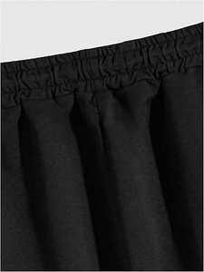 Mens Black Solid 100% Polyester Breathable Quick Dry Tokyo <b>Dragon</b> Athletic Shorts Casual Gym Training Running - Product Image 6