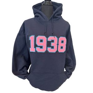 Sweat-shirt à capuche Navy 1938 en mélange de coton doux, pull à manches longues, vêtement décontracté et tendance pour tous les jours - Product Image 1